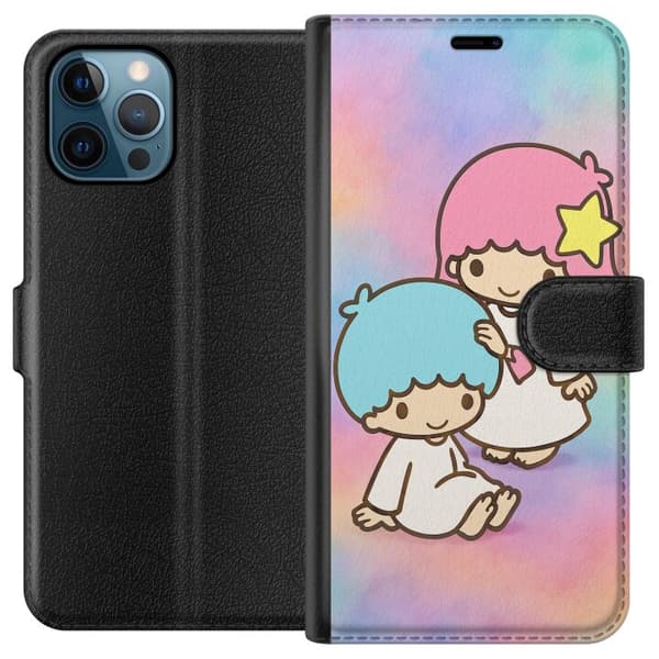 Apple iPhone 12 Pro Tegnebogsetui Kawaii Sanrio Kiki Lola Little Twin Stars