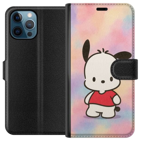 Apple iPhone 12 Pro Tegnebogsetui Kawaii Sanrio Pochacco