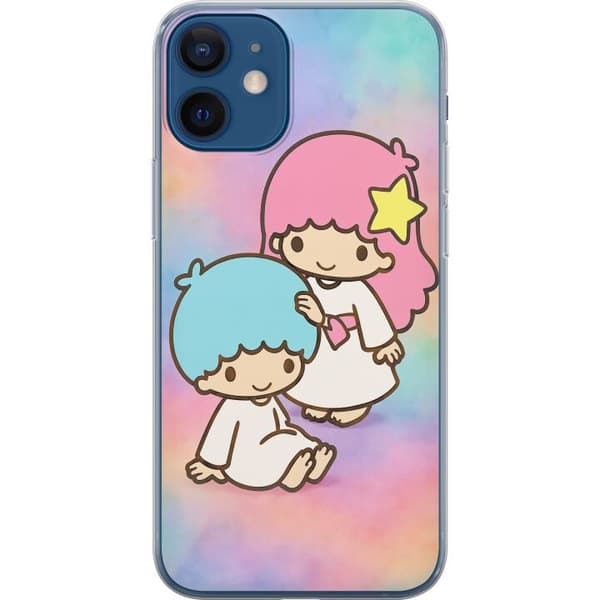 Apple iPhone 12 mini Gjennomsiktig deksel Kawaii Sanrio Kiki Lola Little Twin Stars