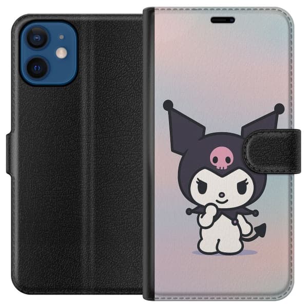 Apple iPhone 12 Plånboksfodral Kawaii Sanrio Kuromi