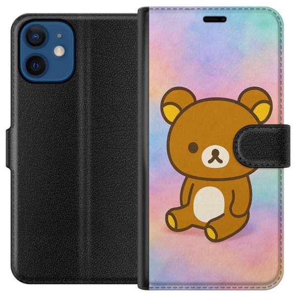 Apple iPhone 12  Tegnebogsetui Kawaii Sanrio Rilakkuma