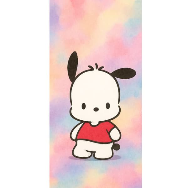 Apple iPhone 13 Pro Tegnebogsetui Kawaii Sanrio Pochacco