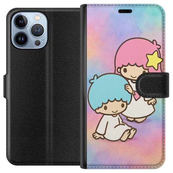 Apple iPhone 13 Pro Max Tegnebogsetui Kawaii Sanrio Kiki Lola Little Twin Stars