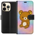 Miniatyrbillede 1 af 3: Apple iPhone 14 Pro Tegnebogsetui Kawaii Sanrio Rilakkuma