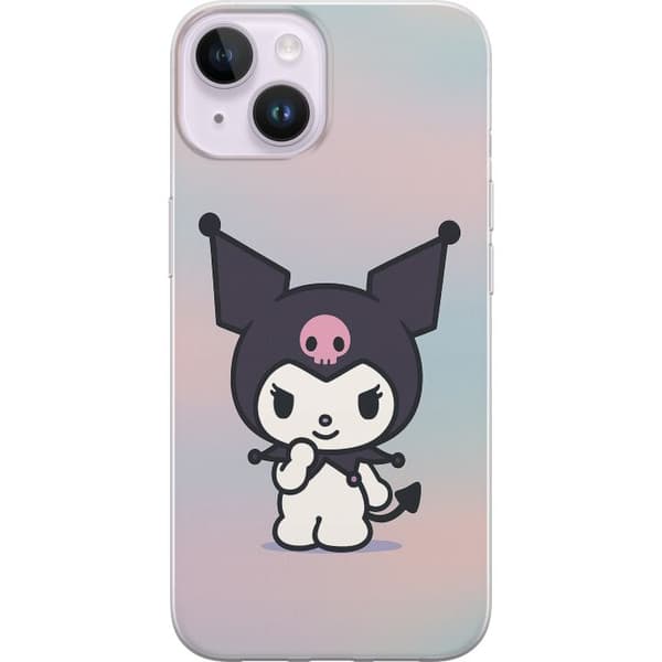 Apple iPhone 14 Plus Gennemsigtig cover Kawaii Sanrio Kuromi