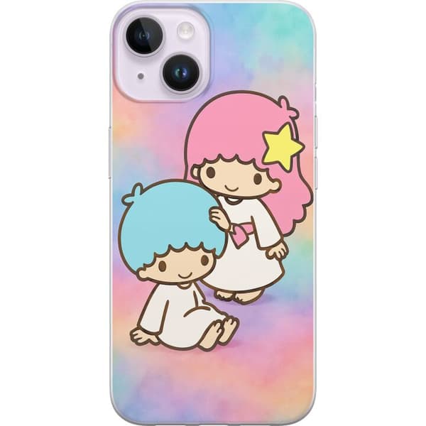 Apple iPhone 14 Plus Gjennomsiktig deksel Kawaii Sanrio Kiki Lola Little Twin Stars
