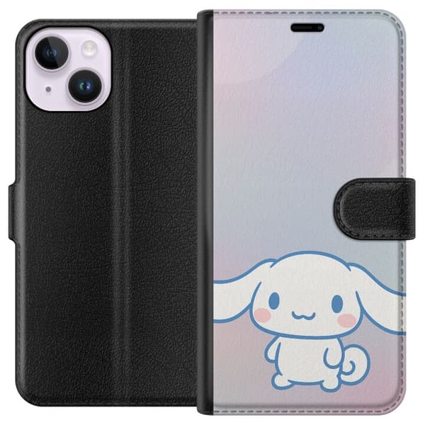 Apple iPhone 15 Lompakkokotelo Kawaii Sanrio Cinnamonroll