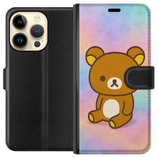 Apple iPhone 15 Pro Tegnebogsetui Kawaii Sanrio Rilakkuma