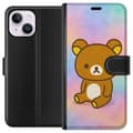Miniatyrbilde 1 av 3: Apple iPhone 15 Plus Lommeboketui Kawaii Sanrio Rilakkuma