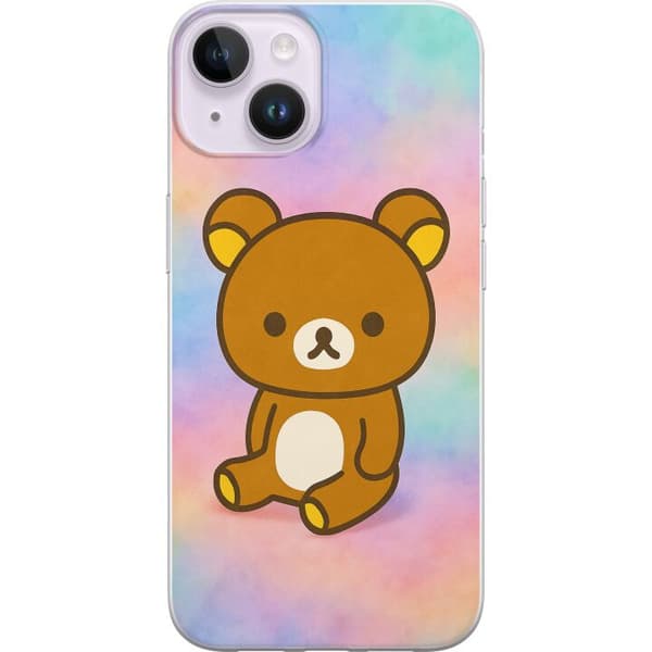 Apple iPhone 15 Plus Gennemsigtig cover Kawaii Sanrio Rilakkuma