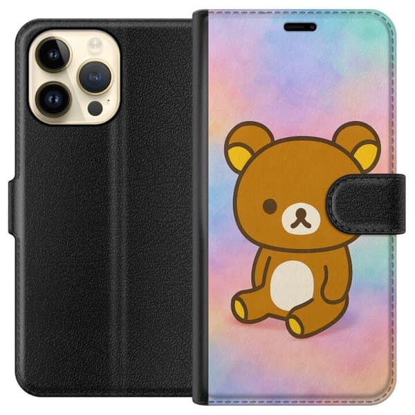 Apple iPhone 15 Pro Max Plånboksfodral Kawaii Sanrio Rilakkuma