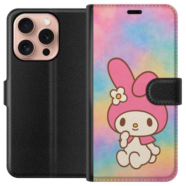 Apple iPhone 16 Pro Plånboksfodral Kawaii Sanrio My Melody
