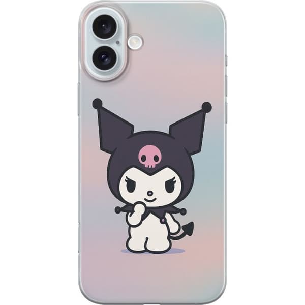 Apple iPhone 16 Plus Läpinäkyvä kuori Kawaii Sanrio Kuromi