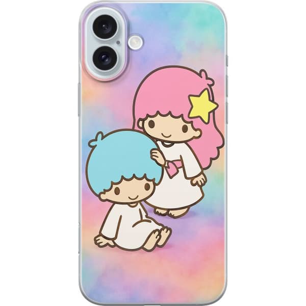 Apple iPhone 16 Plus Läpinäkyvä kuori Kawaii Sanrio Kiki Lola Little Twin Stars