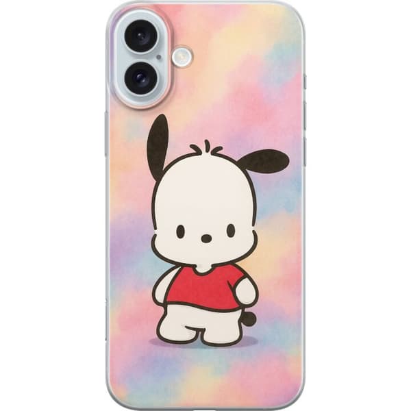Apple iPhone 16 Plus Läpinäkyvä kuori Kawaii Sanrio Pochacco