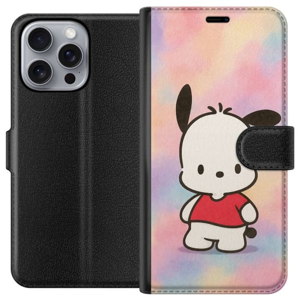 Apple iPhone 16 Pro Max Tegnebogsetui Kawaii Sanrio Pochacco