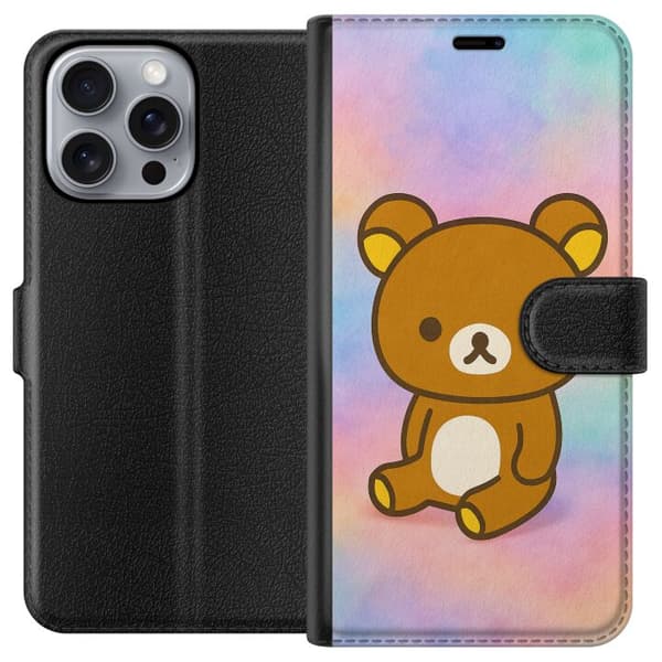 Apple iPhone 16 Pro Max Lommeboketui Kawaii Sanrio Rilakkuma