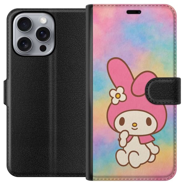 Apple iPhone 16 Pro Max Plånboksfodral Kawaii Sanrio My Melody