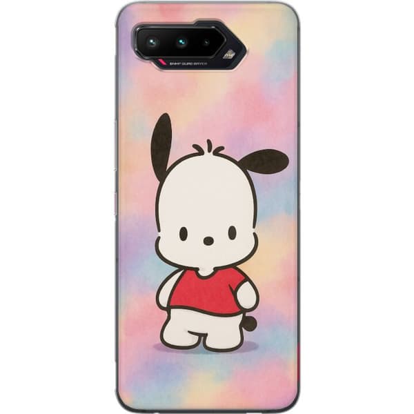 Asus ROG Phone 5 Läpinäkyvä kuori Kawaii Sanrio Pochacco