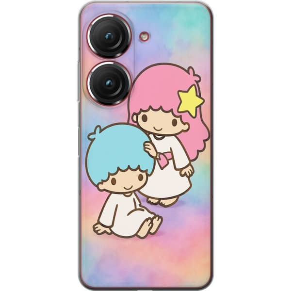 Asus Zenfone 9 Läpinäkyvä kuori Kawaii Sanrio Kiki Lola Little Twin Stars