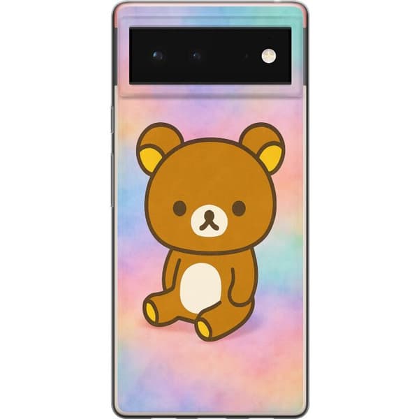 Google Pixel 6 Läpinäkyvä kuori Kawaii Sanrio Rilakkuma