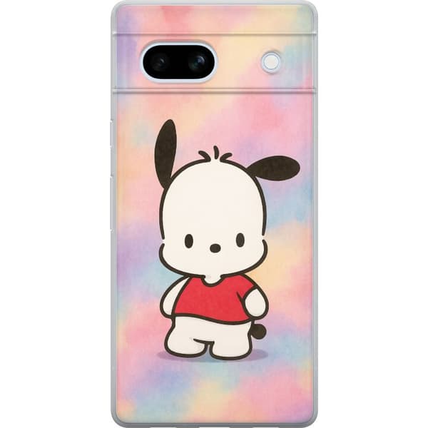 Google Pixel 7a Gennemsigtig cover Kawaii Sanrio Pochacco
