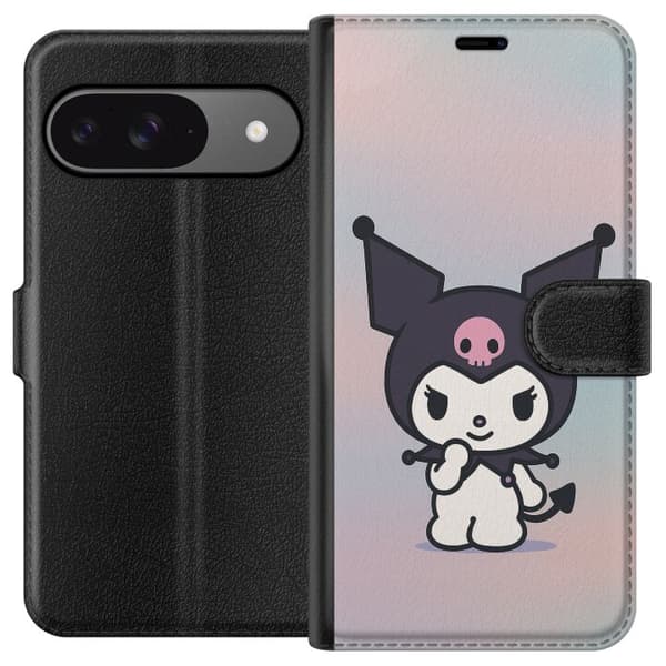 Google Pixel 9 Pro Plånboksfodral Kawaii Sanrio Kuromi