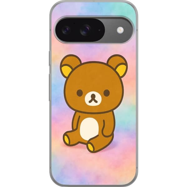 Google Pixel 9 Pro Gjennomsiktig deksel Kawaii Sanrio Rilakkuma