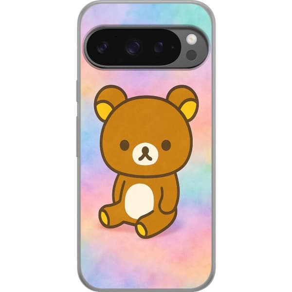 Google Pixel 9 Pro XL Gjennomsiktig deksel Kawaii Sanrio Rilakkuma