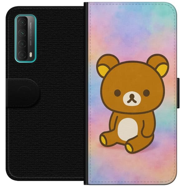 Huawei P smart 2021 Lompakkokotelo Kawaii Sanrio Rilakkuma