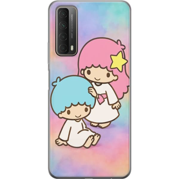 Huawei P smart 2021 Genomskinligt Skal Kawaii Sanrio Kiki Lola Little Twin Stars