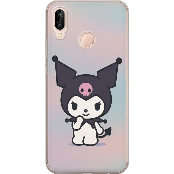 Huawei P20 lite Gennemsigtig cover Kawaii Sanrio Kuromi
