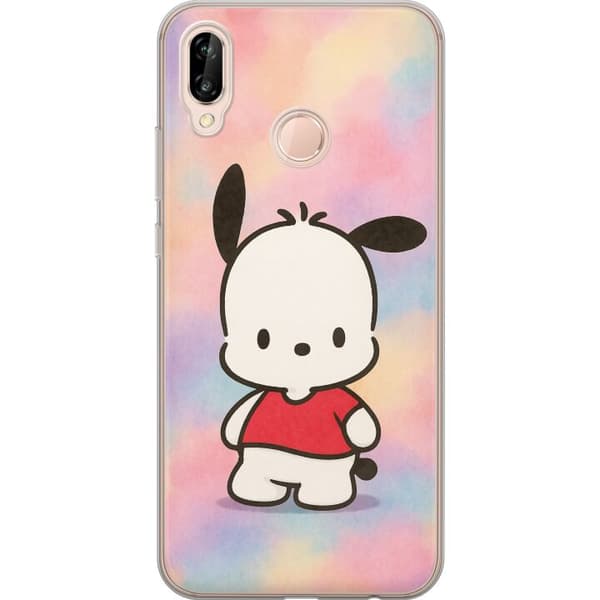 Huawei P20 lite Gjennomsiktig deksel Kawaii Sanrio Pochacco
