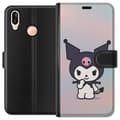 Miniatyrbillede 1 af 3: Huawei P20 lite Tegnebogsetui Kawaii Sanrio Kuromi
