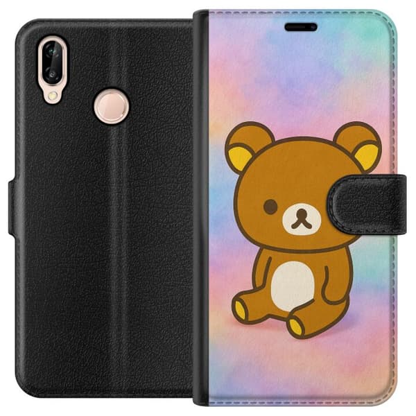 Huawei P20 lite Tegnebogsetui Kawaii Sanrio Rilakkuma