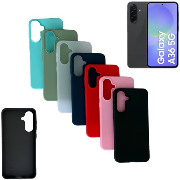 Samsung Galaxy A36 skal mobilskal silikon / TPU Röd