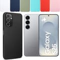 Miniatyrbild 1 av 7: Samsung Galaxy S25 skal mobilskal silikon / TPU