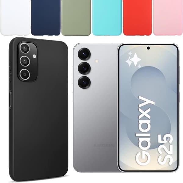 Samsung Galaxy S25 skal mobilskal silikon / TPU Blå