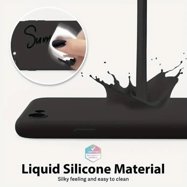 Silikon TPU skal Iphone 16e/16e5G fodral mobilskal skärmskydd
