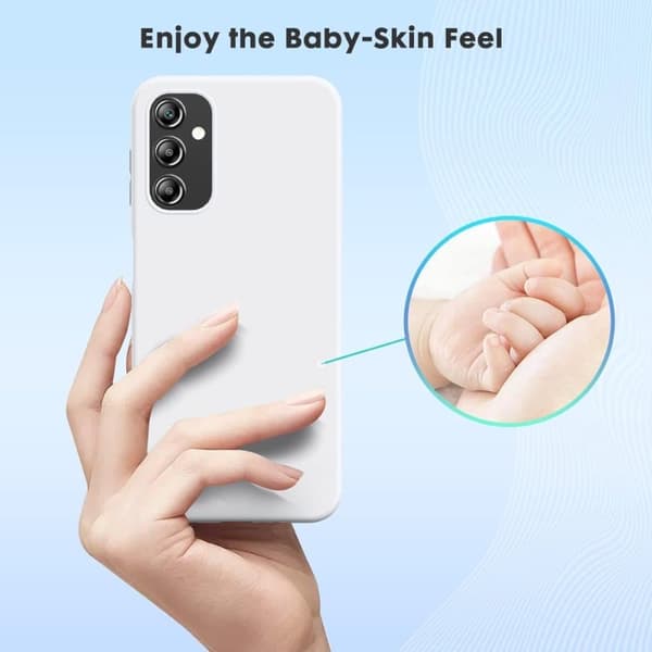 Silikon TPU skal Samsung A35/A355G fodral mobilskal skärmskydd