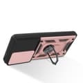 Miniatyrbild 5 av 5: Coque för Samsung S25 Edge ringstöd med kameraskydd Mayaxess Roséguld