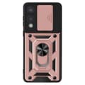 Miniatyrbild 1 av 5: Coque för Samsung S25 Edge ringstöd med kameraskydd Mayaxess Roséguld