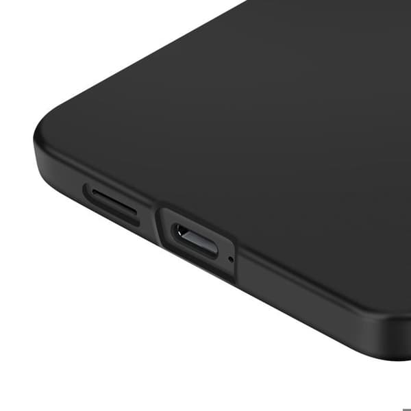 Silicone Fodral för Samsung Galaxy S25 Edge Tunn Lätt Svart