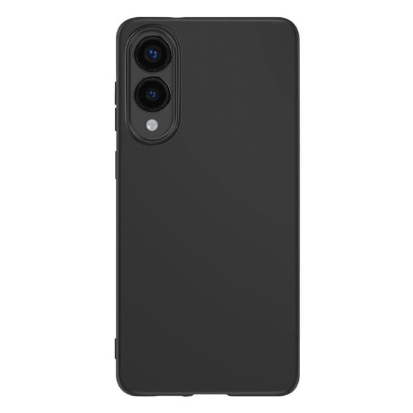 Silicone Fodral för Samsung Galaxy S25 Edge Tunn Lätt Svart