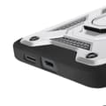 Miniatyrbild 4 av 5: Coque för Samsung S25 Edge Ringstöd med Kameraskydd Mayaxess Silver