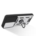 Miniatyrbild 5 av 5: Coque för Samsung S25 Edge Ringstöd med Kameraskydd Mayaxess Silver