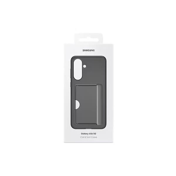 Mobiltelefon Samsung skal och fodral bak med kortficka Galaxy A56 5G Svart