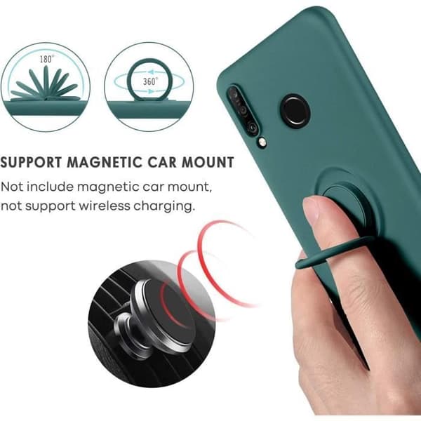 Gel-silikon skyddsskal för Huawei P30 Lite med stabilt stöd och repbeständighet.