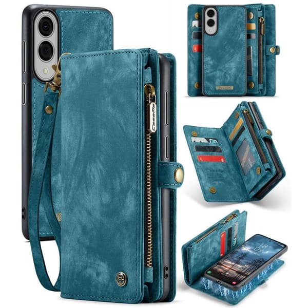 CaseMe puhelimenkotelo 008 8-kortti Samsung Galaxy S25 Edge - Sininen