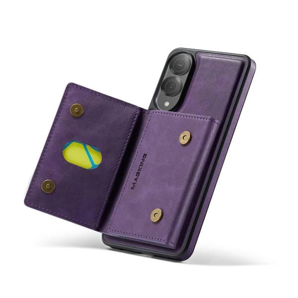 DG-Ming Magking K2 2in1 kotelo Samsung Galaxy S25 Edge - Violetti
